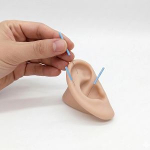 Par de Orelhas De Borracha Humanas Para Acupuntura - 7,5cm - ZhenMed