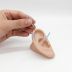 Par de Orelhas De Borracha Humanas Para Acupuntura - 7,5cm - ZhenMed