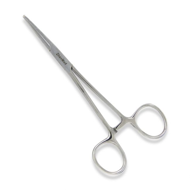 Pinça Mosquito Reta c/12cm - ZhenMed