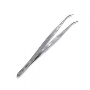 Pinça Odontopediatria  Ponta Curva 12cm - ZhenMed