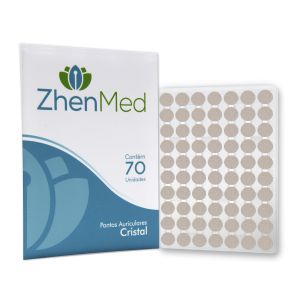 Ponto Cristal Para Auriculoterapia C/70un