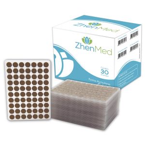 Ponto Cristal Para Auriculoterapia - Caixa C/30