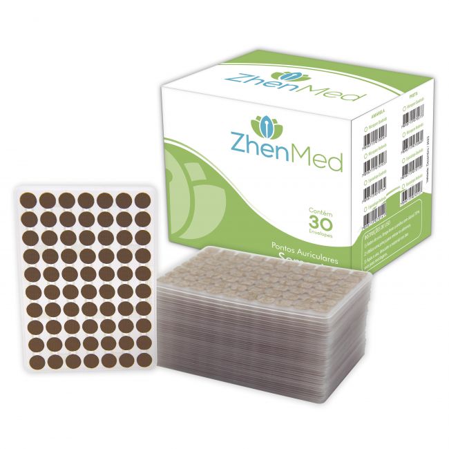 Ponto Semente Para Auriculoterapia - Caixa C/30